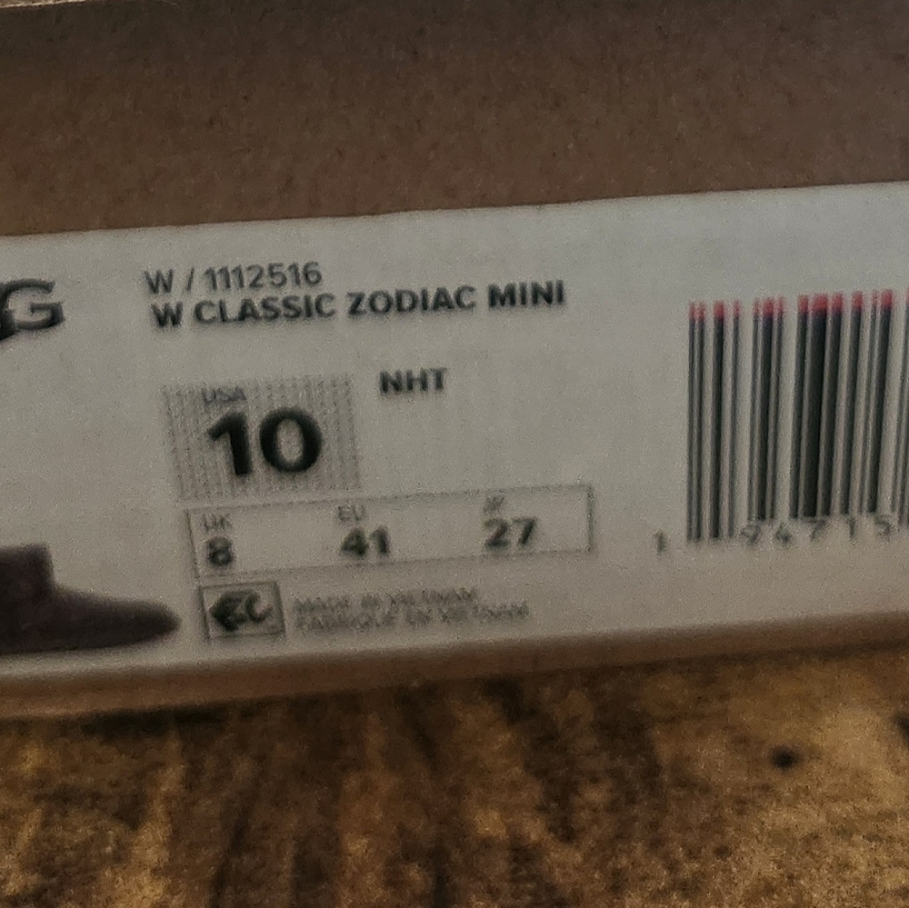 UGG Gray Classic Zodiac Boots In Color Nightfall - Picture 5 of 5